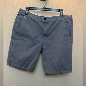Sunday Gray Flat Front Shorts
